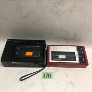 (J941) toshiba kt-265 カセットレコーダー　/AIWA stereo カセットテープ 送料520円