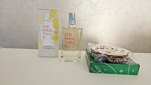 ロクシタン OS オスマンサス オードトワレ75ml(残量9割以上)　ウッドコースターセット(新品・未使用) L'OCCITANE 香水 フレグランス EDT