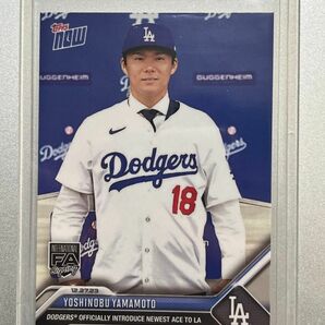 Topps Now 山本由伸　入団会見カード　ドジャース Yoshinobu Yamamoto 