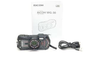 【やや難あり】RICOH 防水デジタルカメラ RICOH WG-30 エボニーブラック