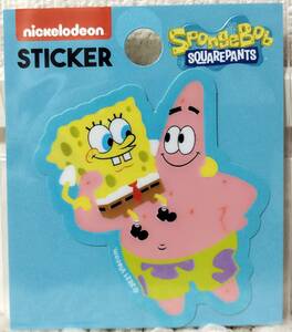 送料84円 新品&即決 スポンジボブ シール/ステッカー/SpongeBob SquarePants/nickelodeon Sticker/パトリック 肩車/S&C コーポレーション