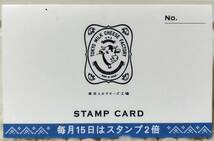 送料無料&即決! 東京ミルクチーズ工場 スタンプカード/TOKYO MILK CHEESE FACTORY STAMP CARD/有効期限 無し_画像1