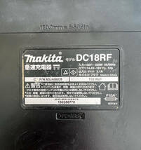 makita マキタ純正 急速充電器 DC18RF 14.4V-18V用 USB端子搭載 通電のみ確認済_画像7