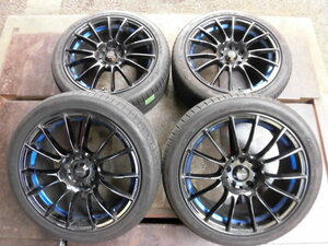 お買い得売切りSALE☆ウェッズ　ＳＡ－７２Ｒ 8.5J+50 5H114.3 FK510 245/40-18 21年製インプレッサWRX クラウン アコード レヴォーグ等