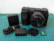 大人気☆SONY α6300 4K E 3.5-5.6/PZ 16-50 OSS☆ILCE-6300 SELP1650 LCS-EBE VF-405MP☆ソニー ミラーレス_画像1