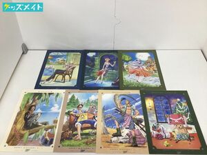 【袋未開封】ムービック ONE PIECE バースデーポートレート サンジ, ゾロ, ナミ, ルフィ, ビビ＆カルー, ウソップ, チョッパー 計7枚