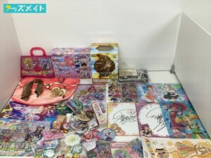 【現状】 アニメ グッズ まとめ売り アイカツ！ プリキュア プリパラ 他 缶バッジ フィギュア ストラップ 他