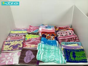 【同梱不可/現状】 女性声優 グッズ まとめ売り 田村ゆかり タオル マフラータオル スポーツタオル 他