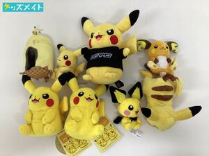 【現状】ポケットモンスター ポケモンセンター限定 ぬいぐるみ まとめ売り ピチュー ピカチュウ ライチュウ 他