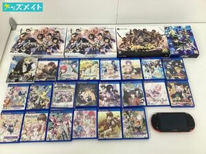 【ジャンク】PS VITA 本体 ソフト まとめ売り うたわれるもの ソードアート・オンライン ツキトモ。 他