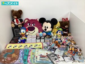 【同梱不可/現状】 ディズニー Disney グッズ まとめ売り ぬいぐるみ クッション フィギュア ラバスト タオル Qposket 他