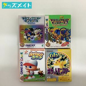 【ジャンク】GAME BOY ゲームボーイ ソフト まとめ売り ドラゴンクエストモンスターズ ポケットモンスターピカチュウ 他 計4点