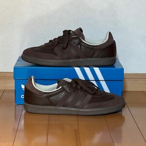 【希少】adidas samba brown 26.5cm 美品 アディダス　スニーカー　ブラウン　