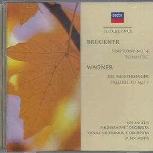 [CD/Eloquence]ブルックナー:交響曲第4番変ホ長調[1878-80年版]他/Z.メータ&ロサンゼルス・フィルハーモニー管弦楽団 1970.4他の画像1
