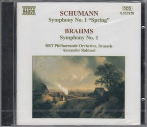 [CD/Naxos]シューマン:交響曲第1番変ロ長調Op.38&ブラームス:交響曲第1番ハ短調OP.68/A.ラハバリ&ブリュッセル放送フィルハーモニー管