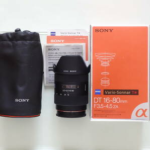 送料無料★SONY SAL1680Z★付属品 一式あり★16-80mm F3.5-4.5 Carl Zeiss Vario-Sonnar T* カールツァイス レンズ