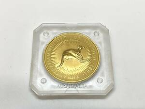 [ free shipping ][ coin ]THE AUSTRALIAN NUGCET/ Australia * kangaroo gold coin 99.99% original made of gold K24 24 gold 1oz 31.1g shop front receipt possible 