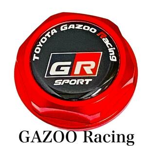 アルミ削りだし GAZOO Racing オイルフィラーキャップ オイルキャップ GR オイル ガズーレーシング スープラ ランクル プリウス アクア