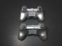 XW350◇ソニー PS3 本体 80GB CECHL00 SS ワイヤレスコントローラー デュアルショック3 SIXAXIS CECHZC2J 付属品 // 計3点 // 現状渡し_画像8