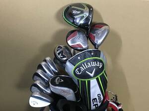 hvc-092 中古　キャロウェイ/Callaway/GBB EPIC/LEGACY/MACK DADDY2 等　12本　フルセット　バッグ付き