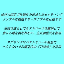 RSR Basic-i ソフトレート 車高調 BE8エディックス 2006/11～2009/8_画像2