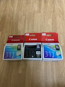 新品未開封　キヤノン【純正品】CANON FINEカートリッジ BC-310(ブラック) + BC-311(3色カラー)セット