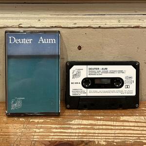 * cassette tape *Deuter Deuter / Aum (Kuckuck/MC 009) 70's german * electronics / New Age name record 