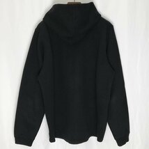 D645b [秋冬][人気] BALR. ボーラー Q-series Straight Classic Hoodie L ブラック パーカー スウェット フード付 メタルロゴ | トップス D_画像2