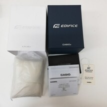 A756 [動作品] CASIO カシオ EDIFICE 腕時計 シルバー×ブラック EFV-600D-2A クォーツ | ファッション小物 D★_画像10