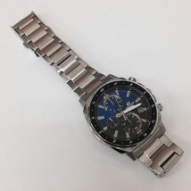 A756 [動作品] CASIO カシオ EDIFICE 腕時計 シルバー×ブラック EFV-600D-2A クォーツ | ファッション小物 D★_画像2