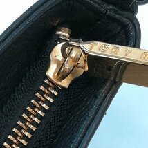 A583b [人気] Tory Burch トリーバーチ サコッシュ ブラック ショルダーバッグ 革 | ファッション小物 G_画像6