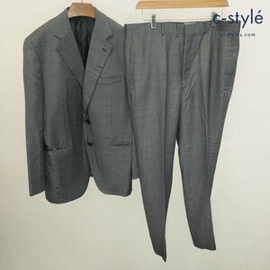 D937b [人気] Ermenegildo Zegna エルメネジルドゼニア TRAVELLER 2B スーツ グレー系 オーダーメイド そごう 西部 本切羽 | アウター K