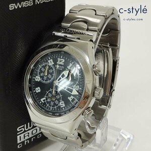 B181a [人気] swatch スウォッチ 腕時計 シルバー クォーツ cadmos YSC409 | ファッション小物 G