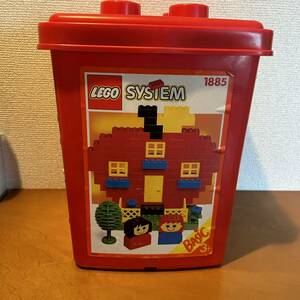 LEGO LEGO BUCKET LEGO BLOCK BASIC 1885 РАННЯЯ 1992 г. Сопоставление деталей (человеческий инструмент/без блока. Удаление)