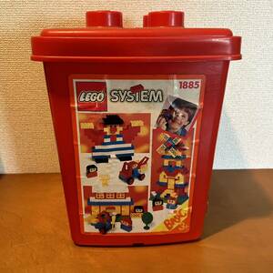 LEGO Lego bucket Lego block BASiC 1885 old the first period 1992 year parts ...