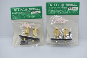 【ゆうパケット】TRITEC トライテック CU-T40 スピーカーターミナル端子ペア 2個 まとめ ①