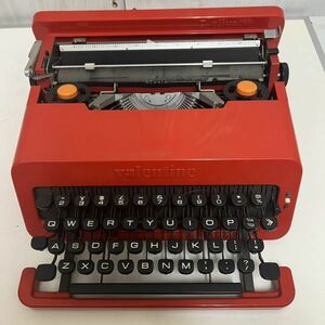 olivetti valentine オリベッティ タイプライター イタリアン　レッド 赤いバケツ レトロ ビンテージ 現状品