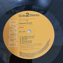 LP　レコード ユーディーオー U.D.O. アニマル・ハウス ANIMAL HOUSE /国内盤/帯付き/ジャンク_画像5