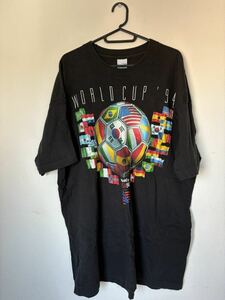 Tシャツ XL 94年 90s 古着 企業物 1994年 FIFAワールドカップ 公式 W杯半袖Tシャツ 半袖 ビンテージ ヴィンテージ USA 