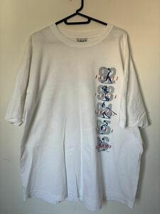 ドジャース MLB 野茂 Tシャツ XL 90s 古着 企業物 半袖Tシャツ 半袖 ビンテージ ホワイト オフィシャルライセンス