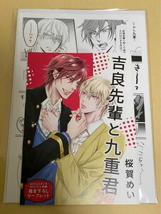 吉良先輩と九重君　桜賀めい　コミコミスタジオ　リーフレット　ペーパー