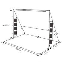 正規品 ARB デラックスオーニング アルコーブ サイドオーニング 2.0ｍ専用 813209 「4」_画像9