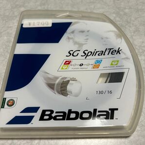 ♪Babolat (バボラ) SGスパイラルテック 130 硬式テニス用ガットストリングス ブラツク