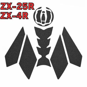 ZX-25R/4R タンクサイドパッド　KAWASAKI　カワサキ　タンクパッド　パット　トラクションパッド　ニーグリップ　傷防止　ZX25R　ZX-4RR