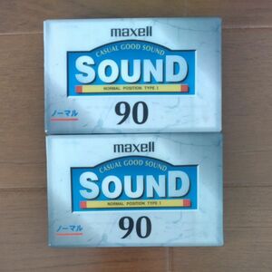 maxell カセットテープ SD-90D 2個【未開封】