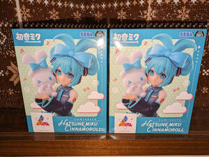 【新品 未開封】初音ミク シリーズ Luminasta “初音ミク × シナモロール” 2個セット フィギュア シナモン SEGA セガ