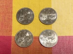昭和64年硬貨 ¥500×4枚 ¥10×4枚 ¥5×4枚 ¥1×3枚セット　やや美品