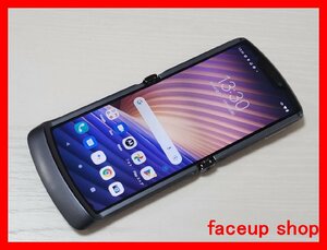 　★【37669WM】 ジャンク motorola razr 5G XT2071-4 ポリッシュグラファイト 256GB 国内版SIMフリー 1円 ! 1スタ !