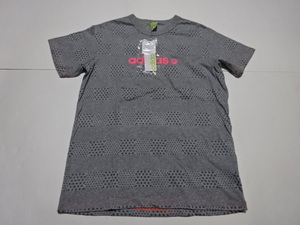 #0126# Adidas ADIDAS short sleeves T-shirt L new goods tag attaching *