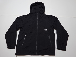 ■0130■ノースフェイス THE NORTH FACE ジャケット M 黒 NP71830 コンパクトジャケット 国内正規品 定価 15,400円●